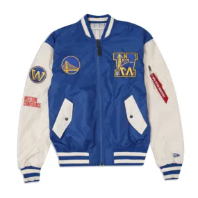 New Era x Alpha Industries MA-1 Bomber Jacket Golden State Warriors