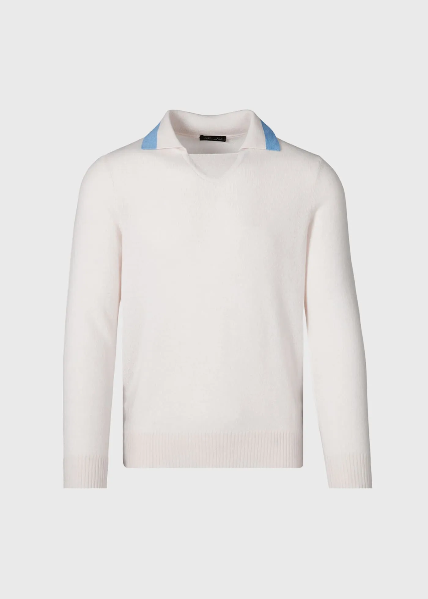 Open Collar Cashmere Sweater