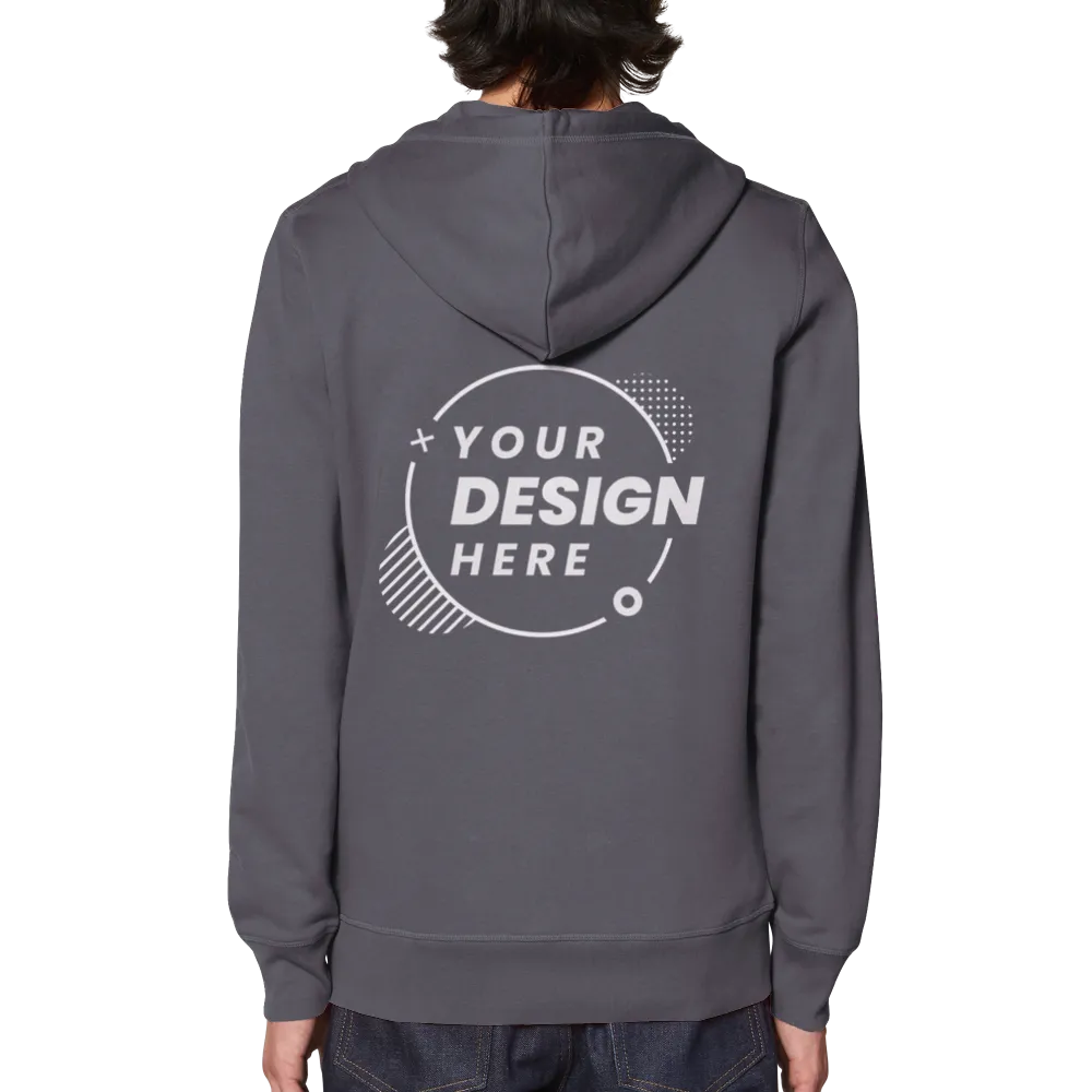 Organic Unisex Zip Hoodie