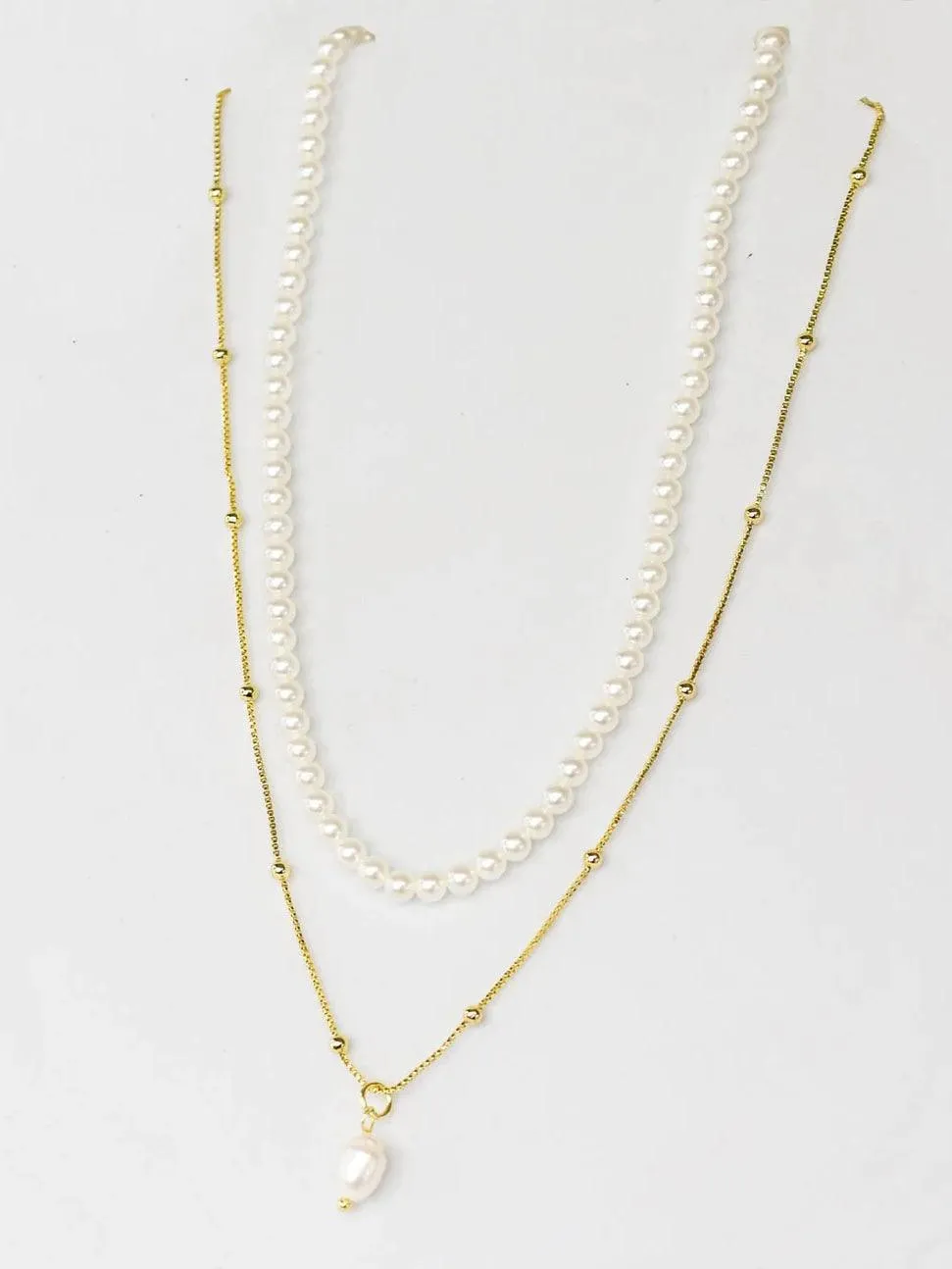 Pearled and Layered Necklace