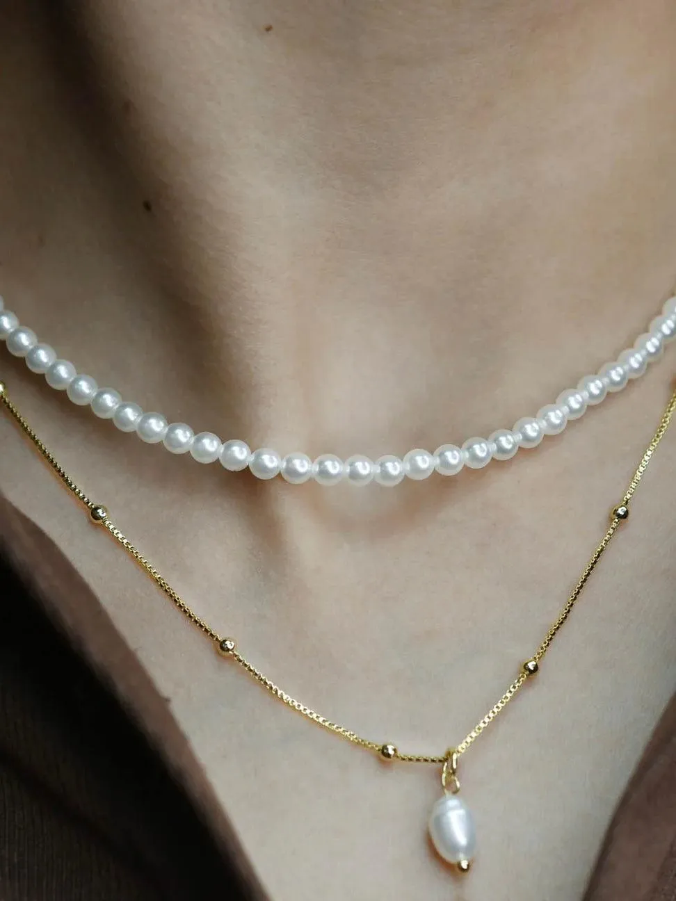 Pearled and Layered Necklace