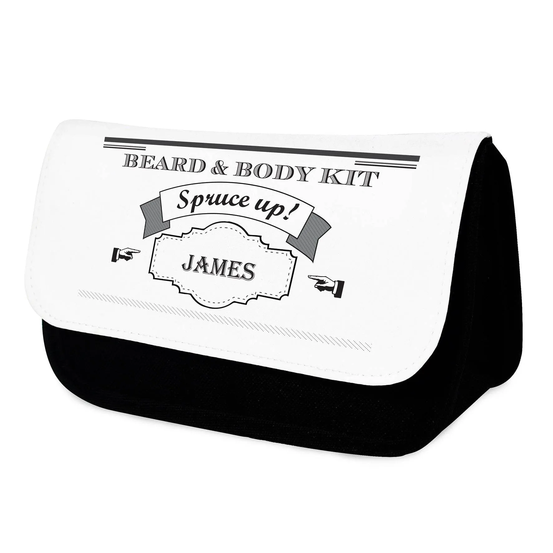 Personalised Spruce Up Men's Wash Bag