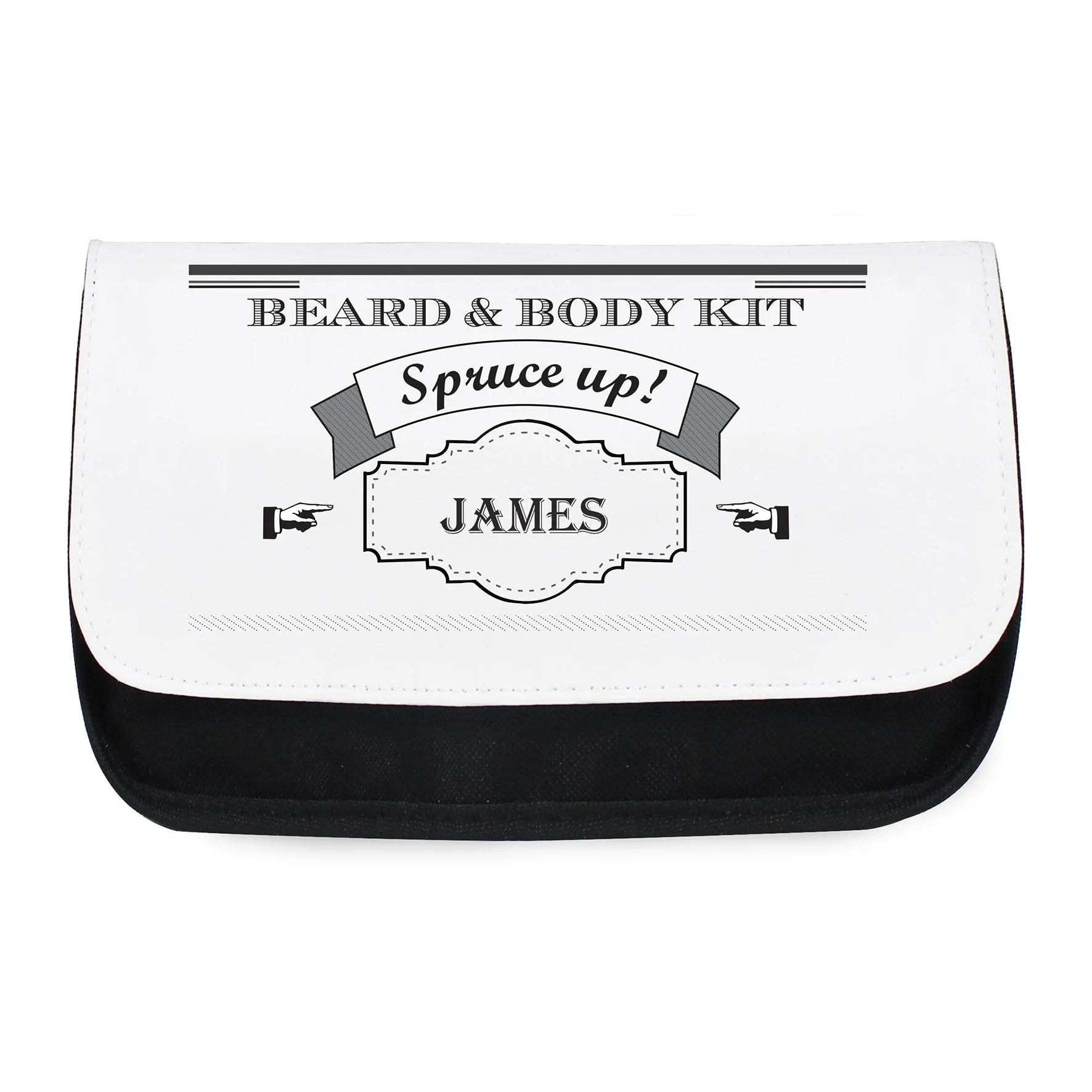 Personalised Spruce Up Men's Wash Bag