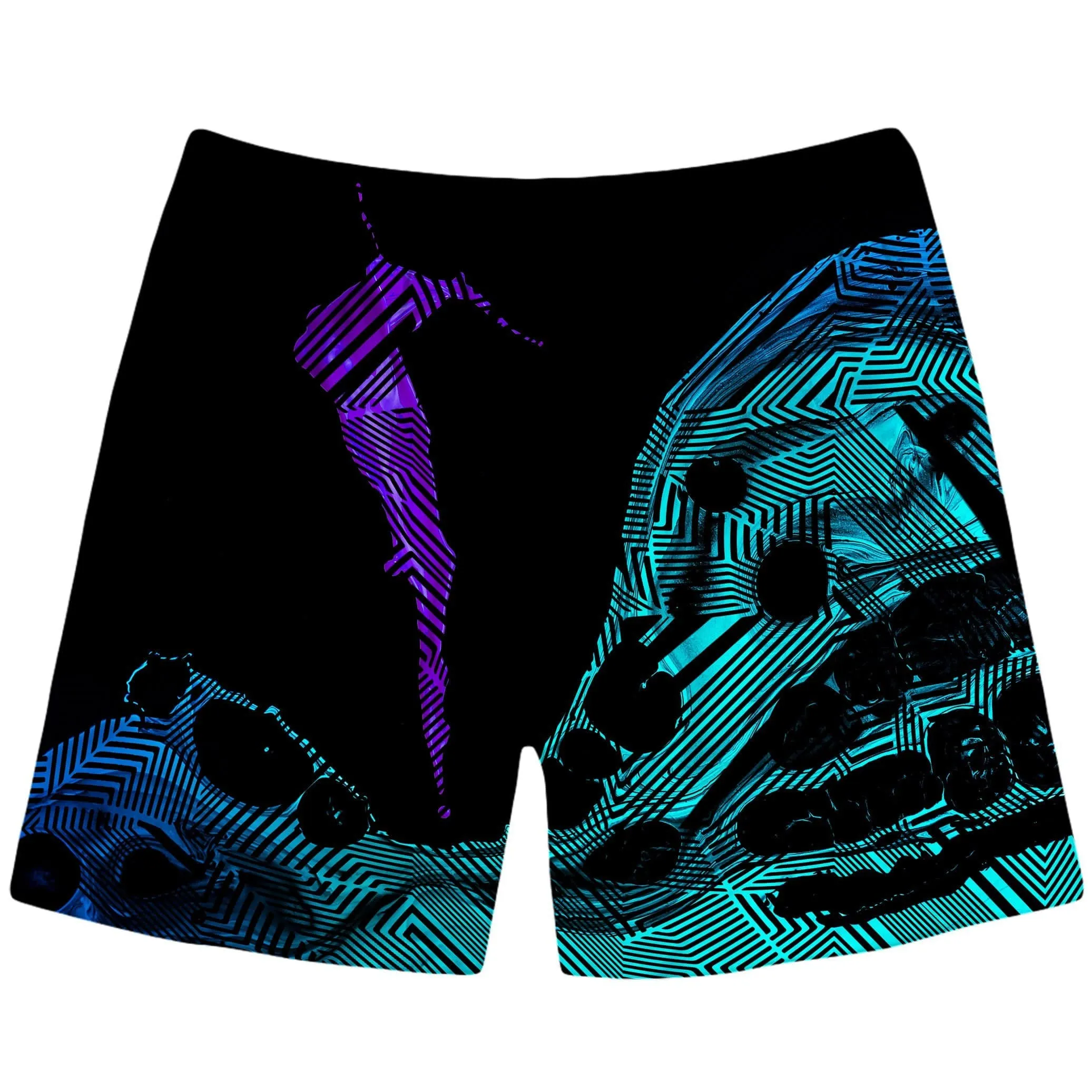 Primordial Flow Purple Swim Trunks (Clearance)