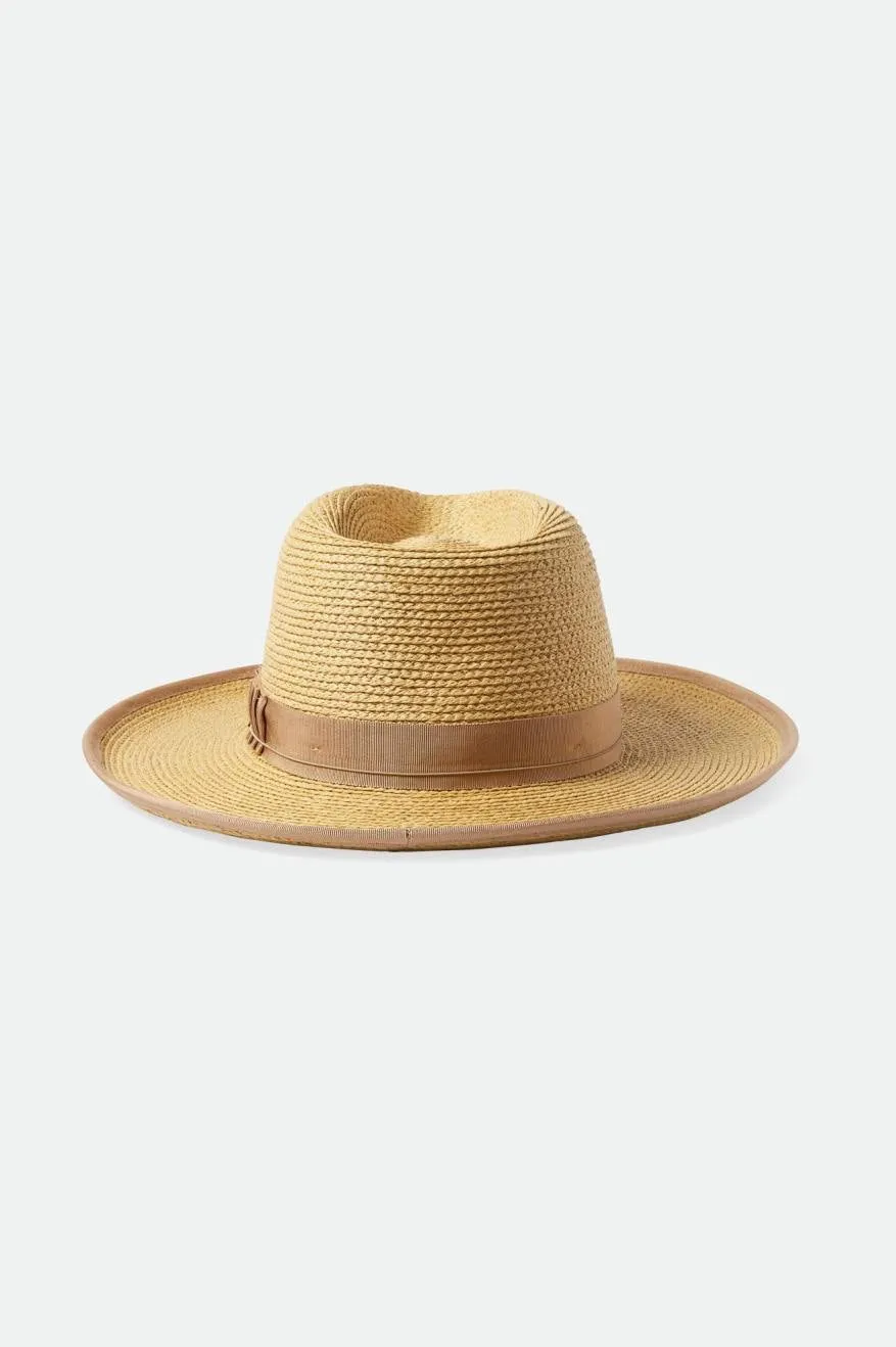 Reno Straw Hat - Tan/Tan