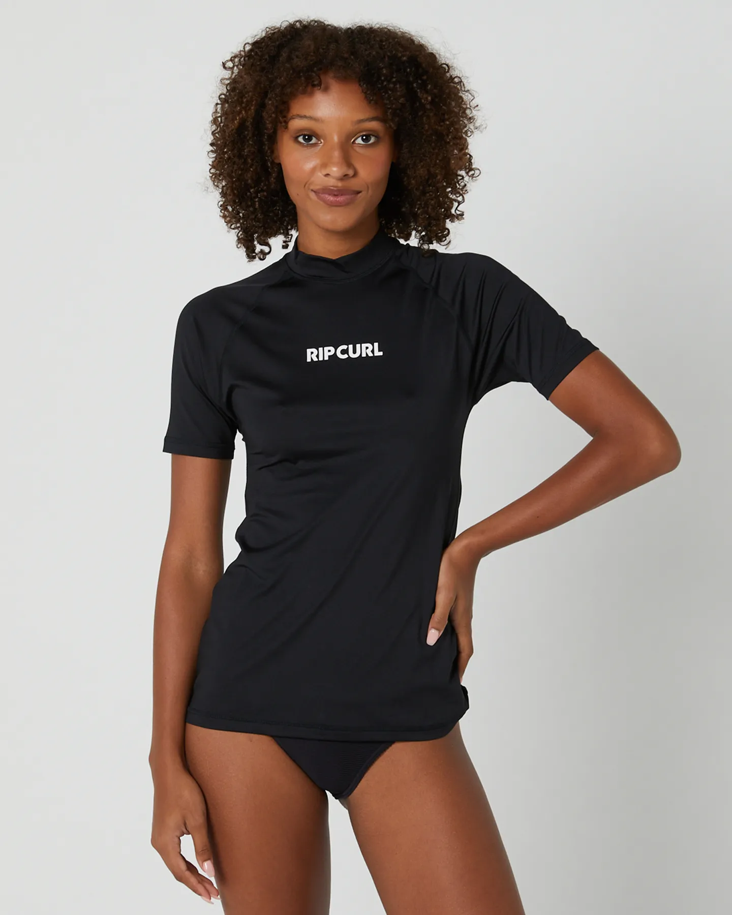 Rip Curl Classic Surf Ss Upf Rashguard - Black | SurfStitch