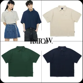 ROMANTIC CROWN  |[ROMANTIC CROWN]★MINIMAL LOGO KNIT POLO