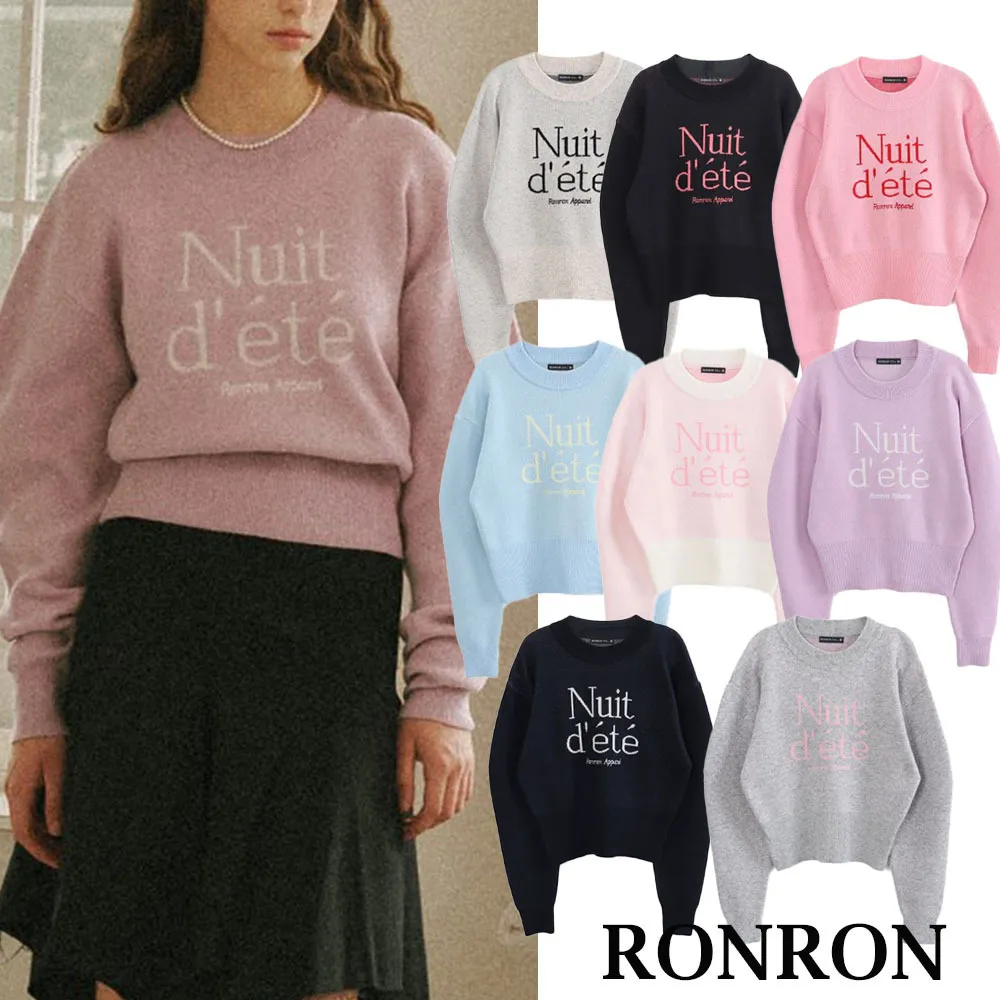 RONRON  |Casual Style Street Style Long Sleeves Plain Cotton