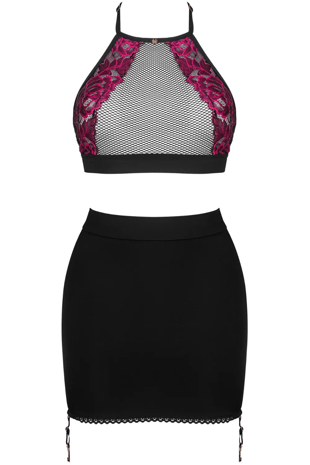 Rosenty Top & Suspender Skirt