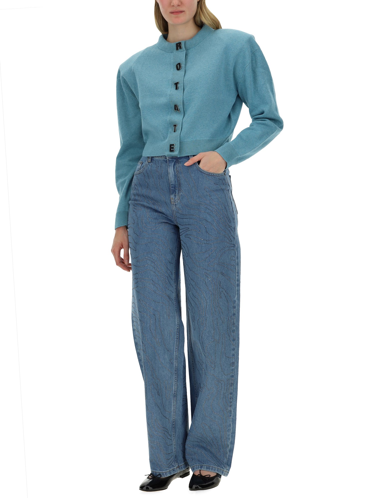 ROTATE BIRGER CHRISTENSEN    STRAIGHT LEG JEANS