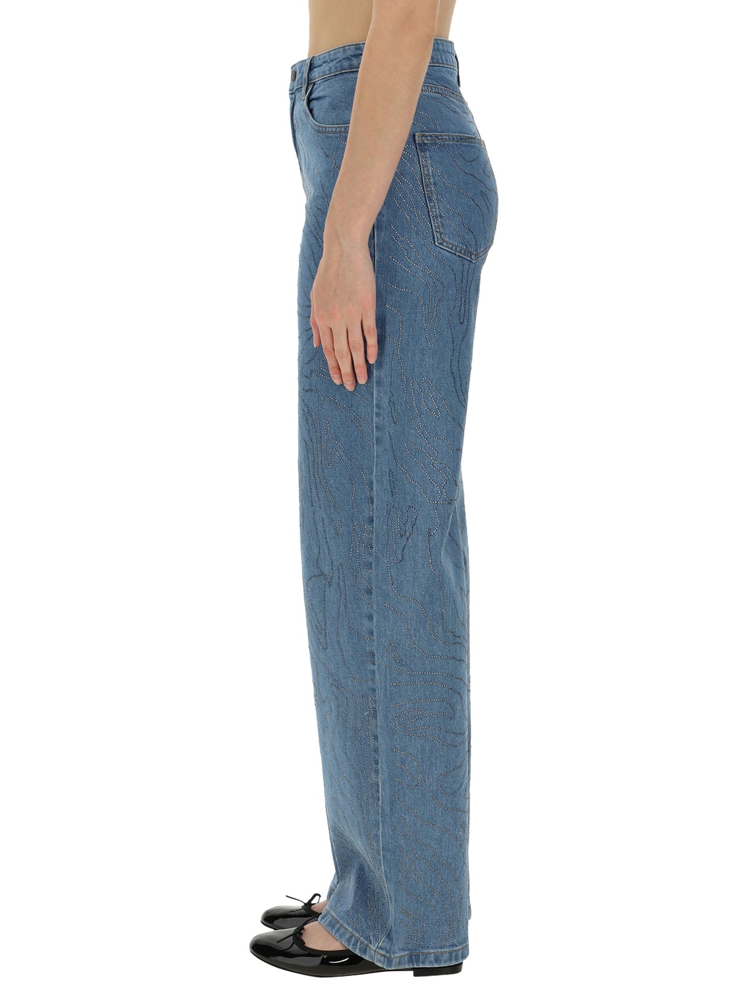 ROTATE BIRGER CHRISTENSEN    STRAIGHT LEG JEANS