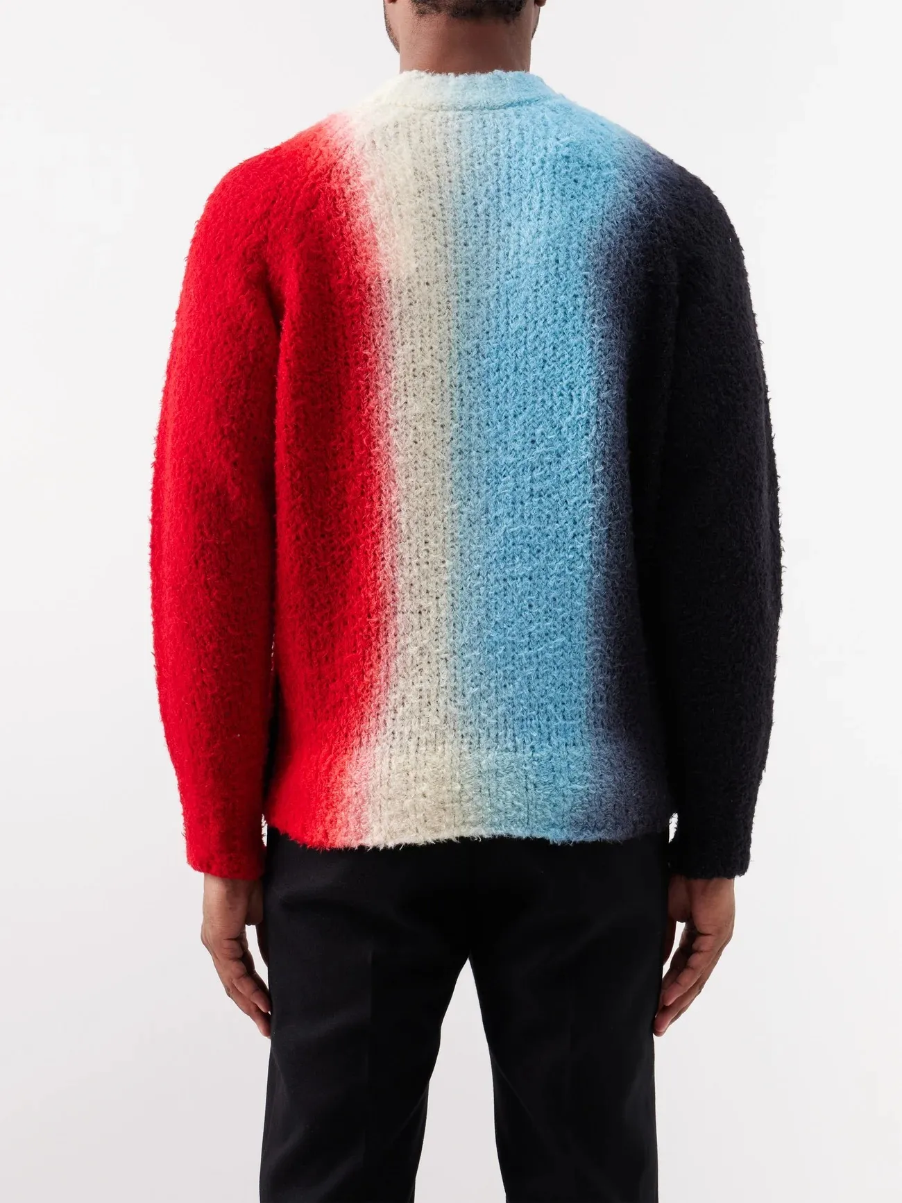 sacai  |Unisex Wool Street Style U-Neck Long Sleeves Designers