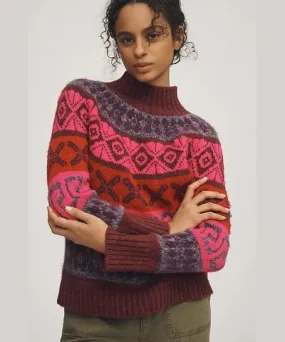 Saylor NYC Candace Mock-Neck Sweater