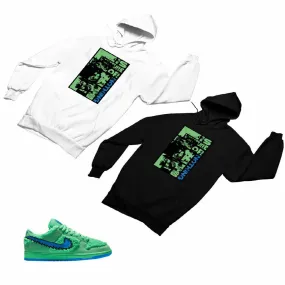 SB Dunk Low Green Bear Matching Custom Designed Hoodies ND 1-6-16