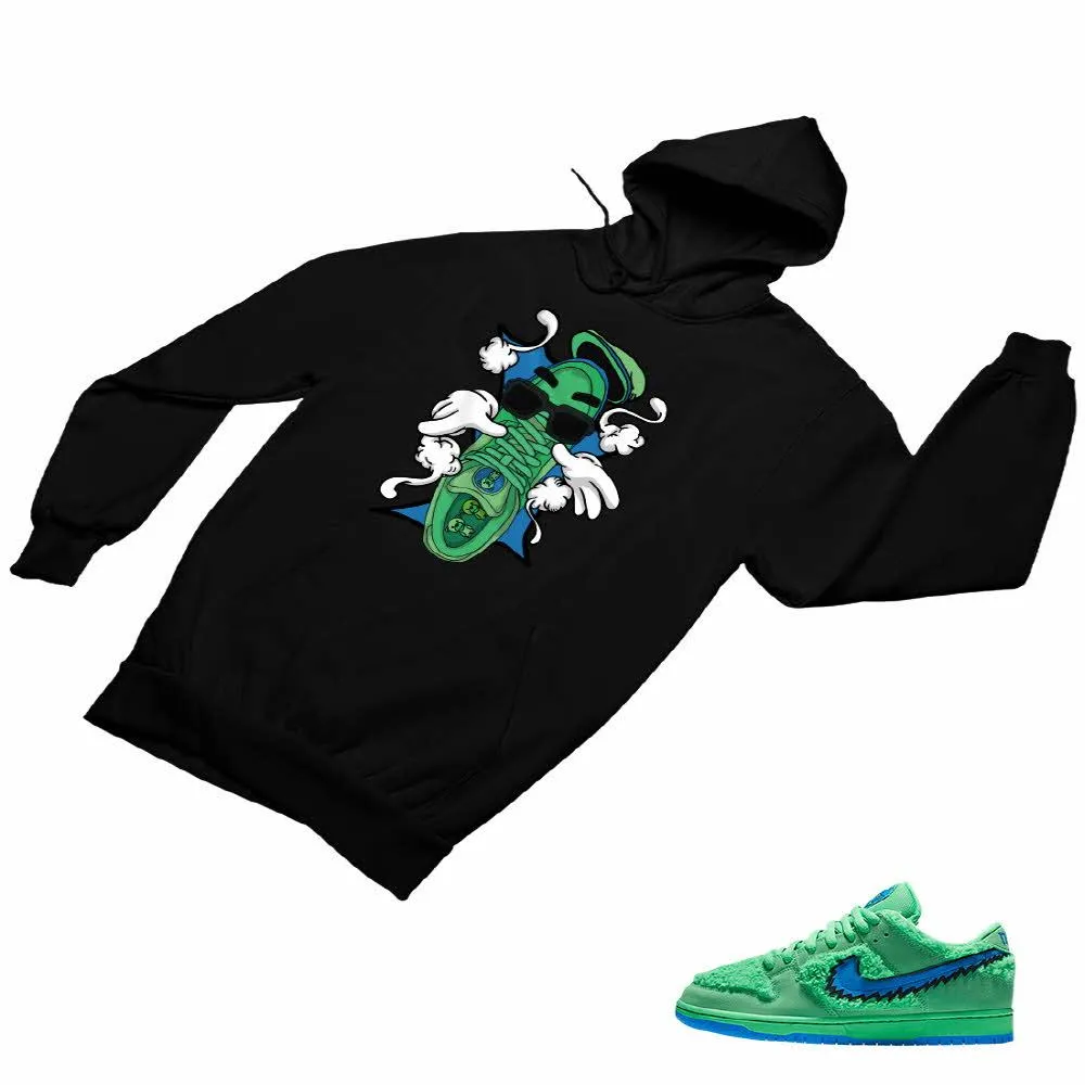 SB Dunk Low Green Bear Matching Custom Designed Hoodies ND 1-6-1