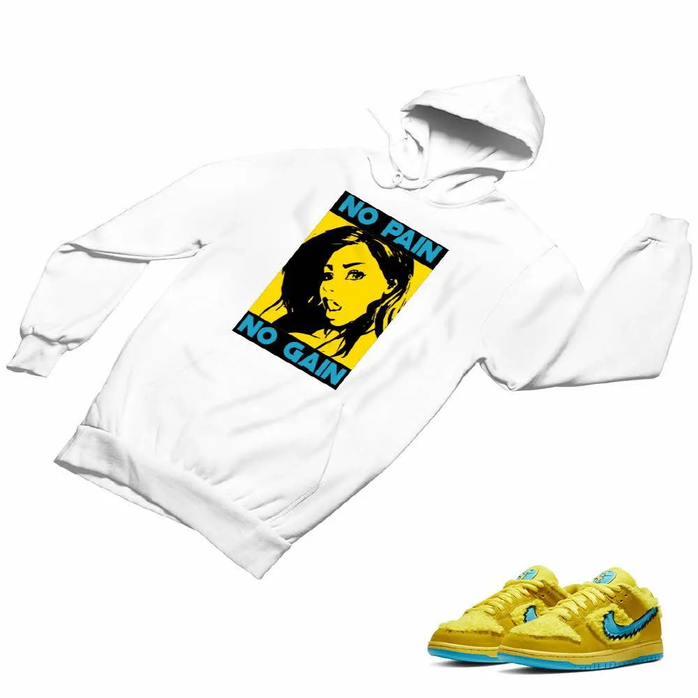 SB Dunk Low Yellow Matching Custom Designed Hoodies ND 1-4-10