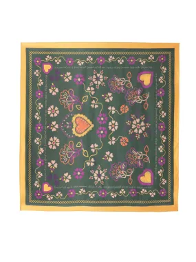 SILK SCARF - GREEN