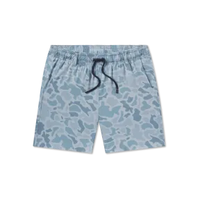 Southern Marsh Youth Harbor Stretch Seawash Lined Swim Trunks Light Blue Camo