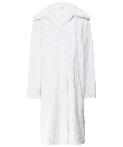 STAND White Maxine Faux Fur Coat | Jules B