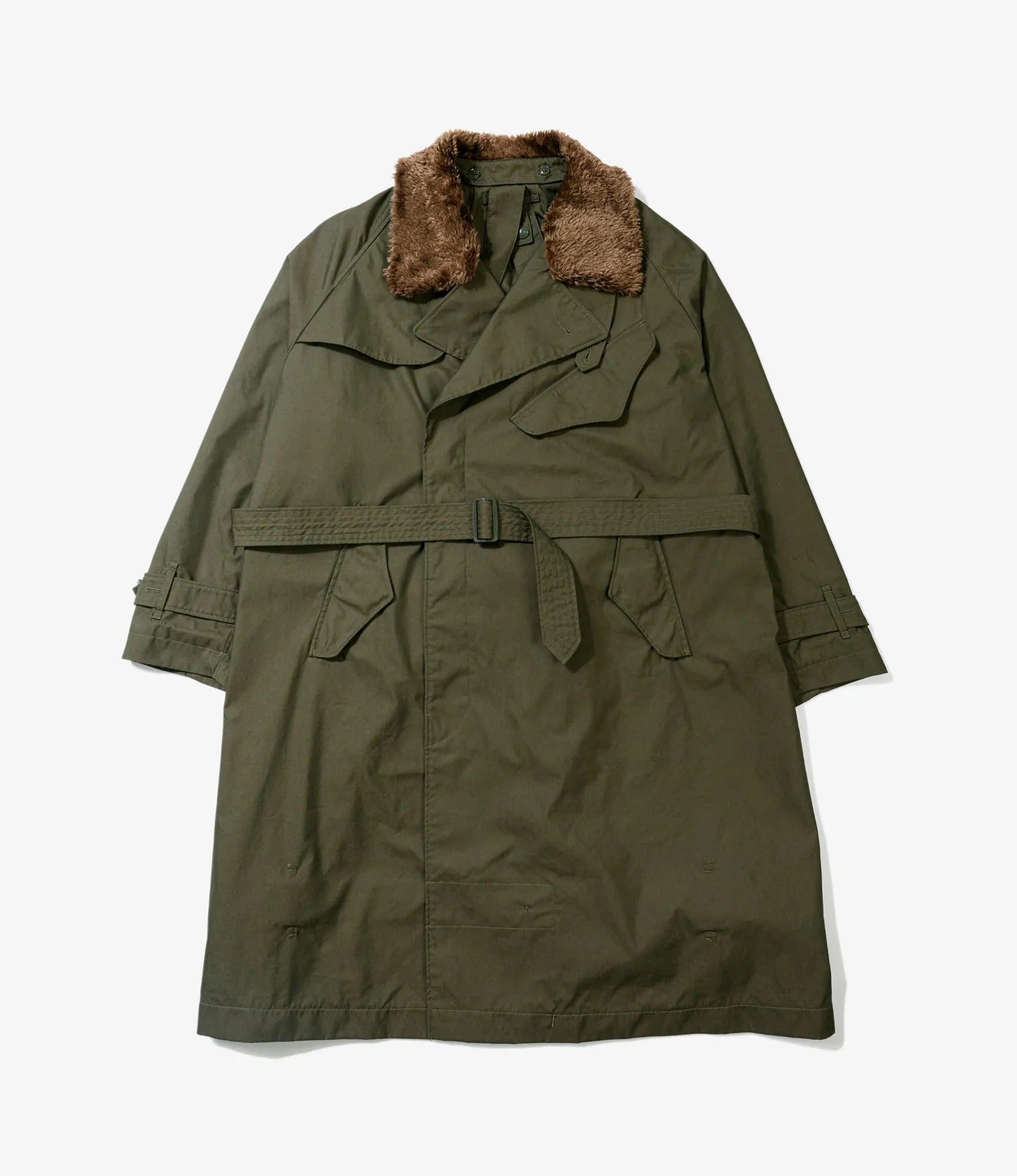 Storm Coat – Olive Weather Poplin