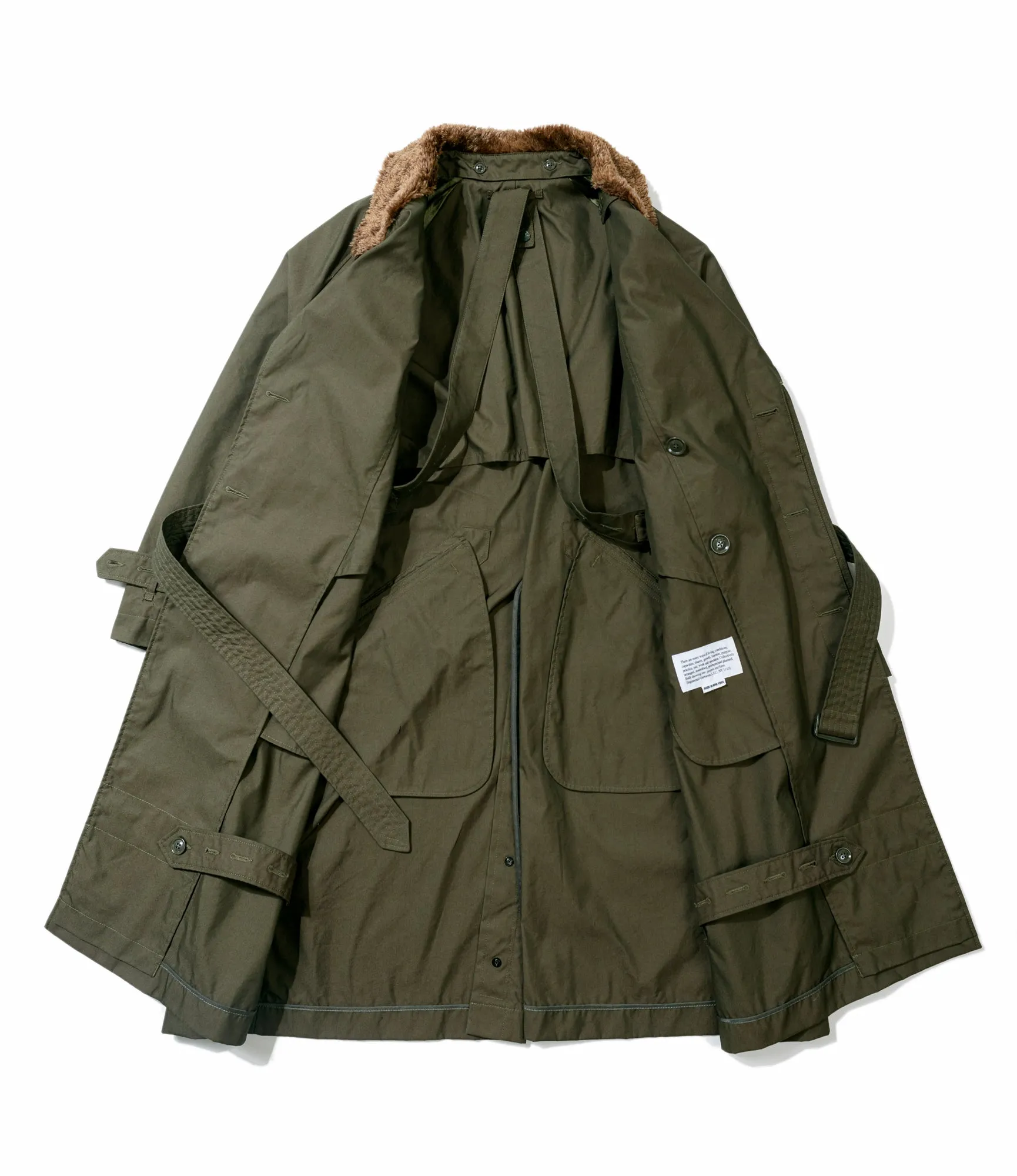 Storm Coat – Olive Weather Poplin