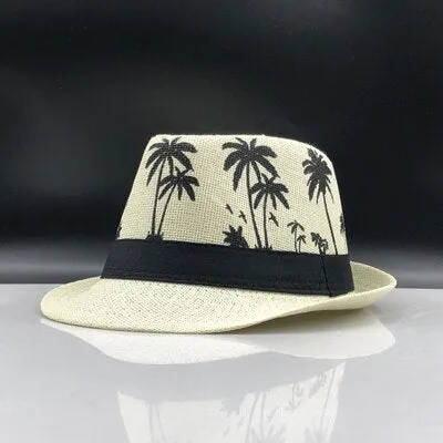 Straw Sun Hat For Men Summer Sweet Retro Kid Straw Hats Beach Panama Hat Chapeu Feminino Fedoras Boy Sun Hats