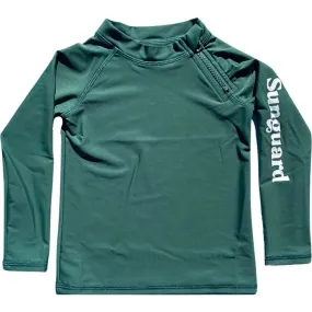 Sunguard Swim Longsleeve Logo Rashguard, Seaweed