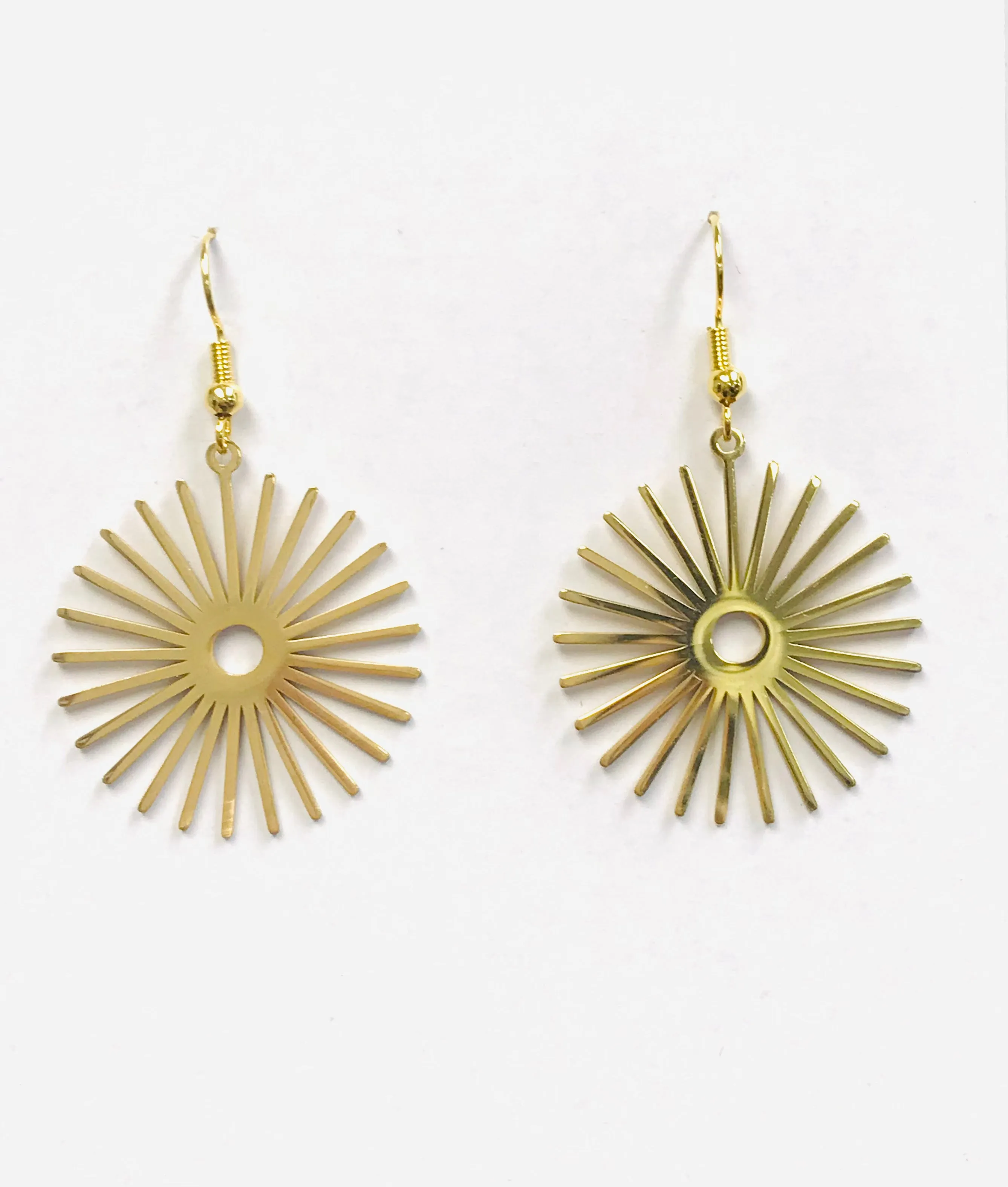 Sunray Earrings, Sunburst Earring