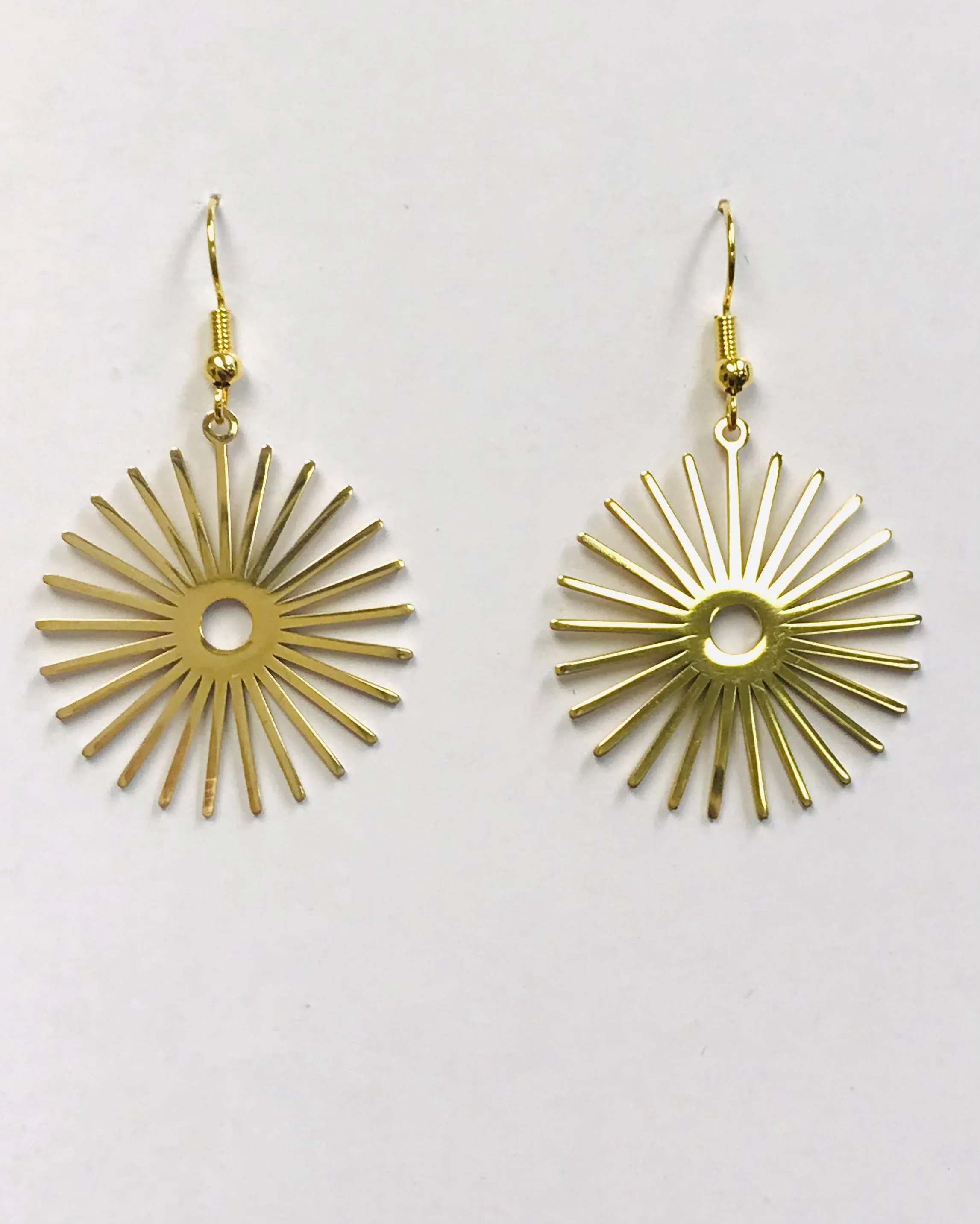 Sunray Earrings, Sunburst Earring