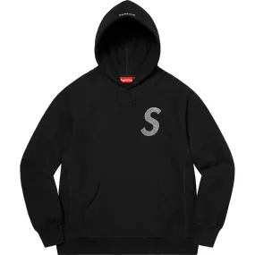 Supreme Swarovski S Logo Hooded Sweatshirt Black