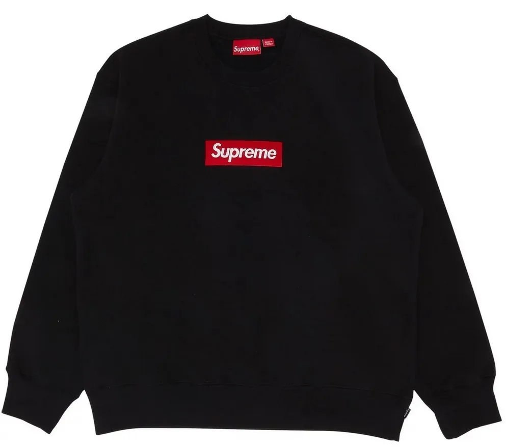 Supreme  |Unisex Street Style Boat Neck Long Sleeves Sweatshirts