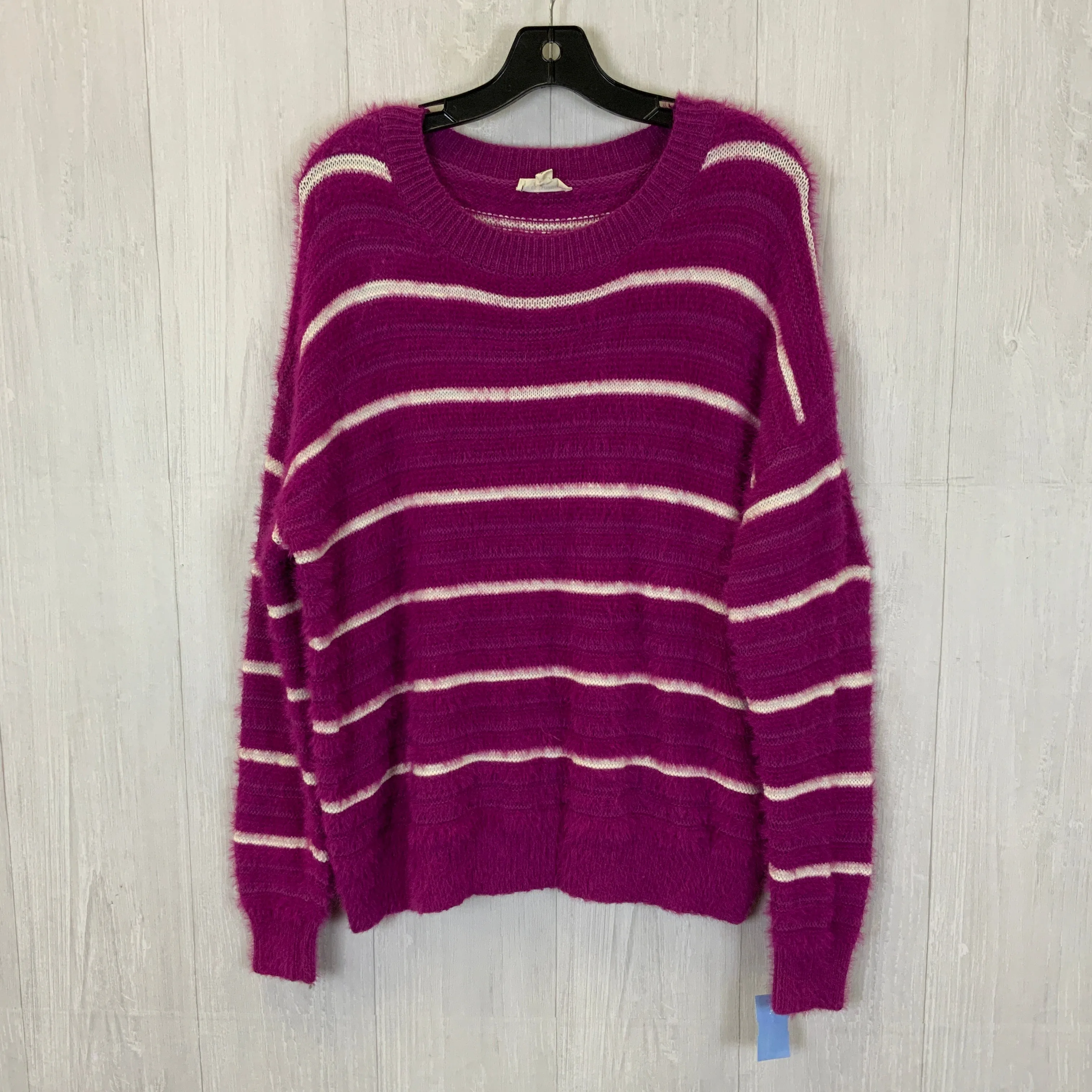 Sweater By Ee Some In Purple, Size: L