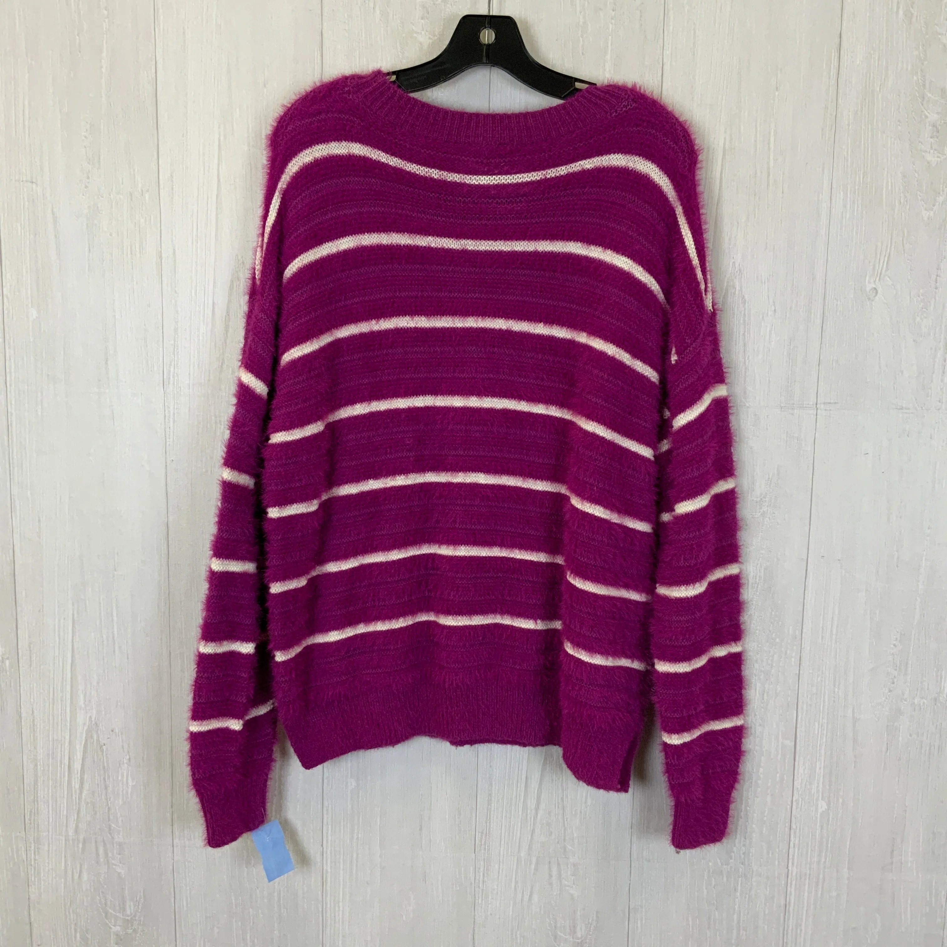 Sweater By Ee Some In Purple, Size: L