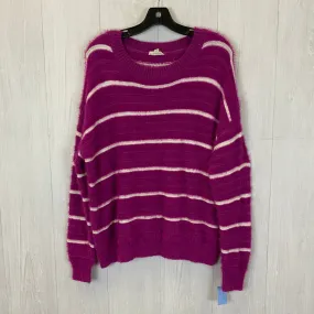 Sweater By Ee Some In Purple, Size: L