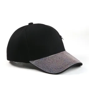 Tayla Crystal Hats in Black