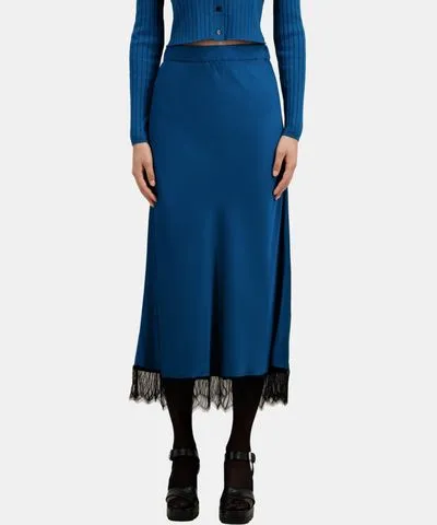 The Kooples Long Skirt With Lace Details