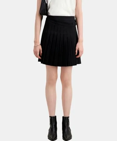 The Kooples Short Pleated Skirt