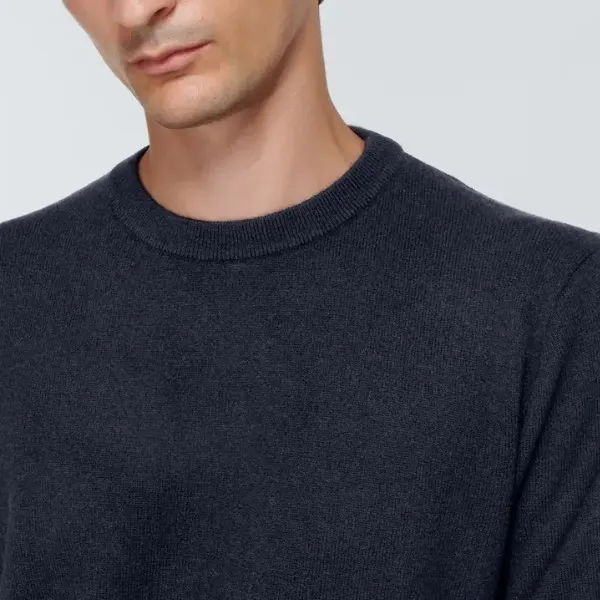 The Row  |Crew Neck Cashmere Street Style Plain Logo Sweaters