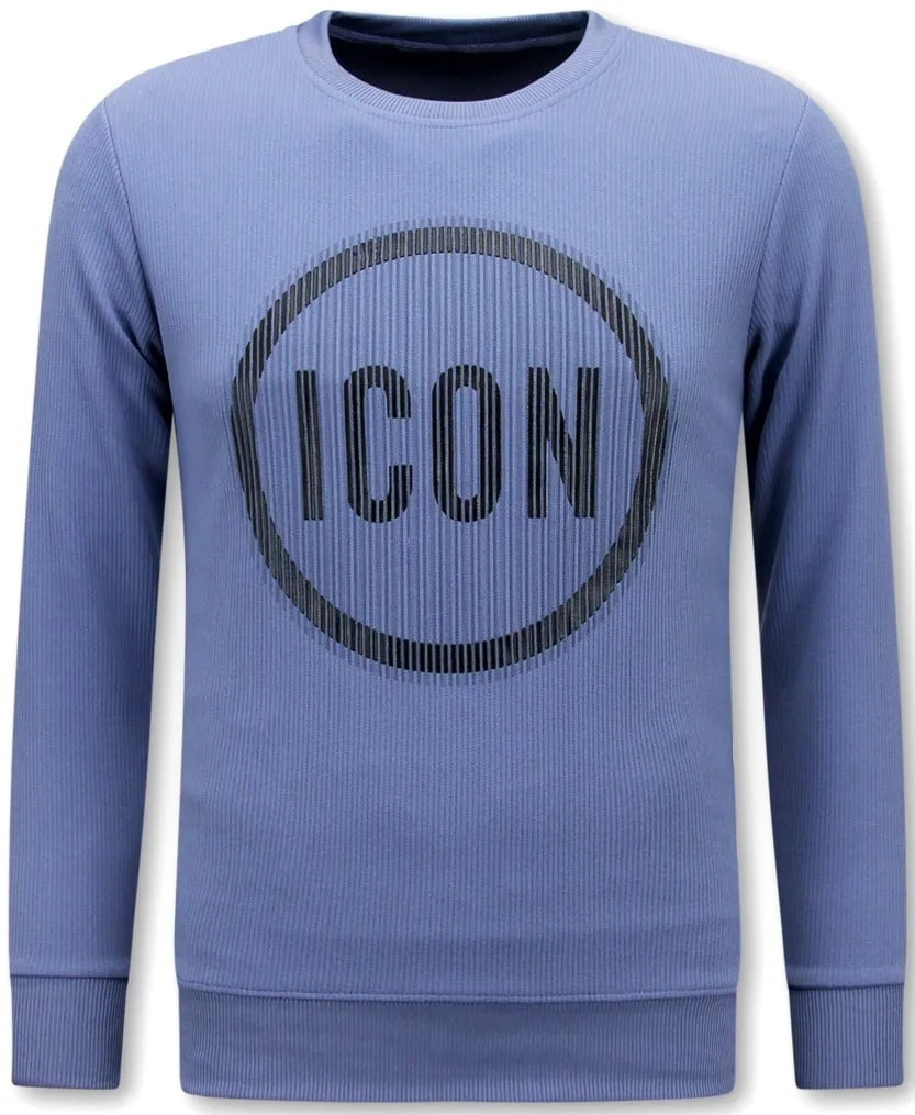 Top Star Men's Sweater ICON - Men's Sweater - Blue