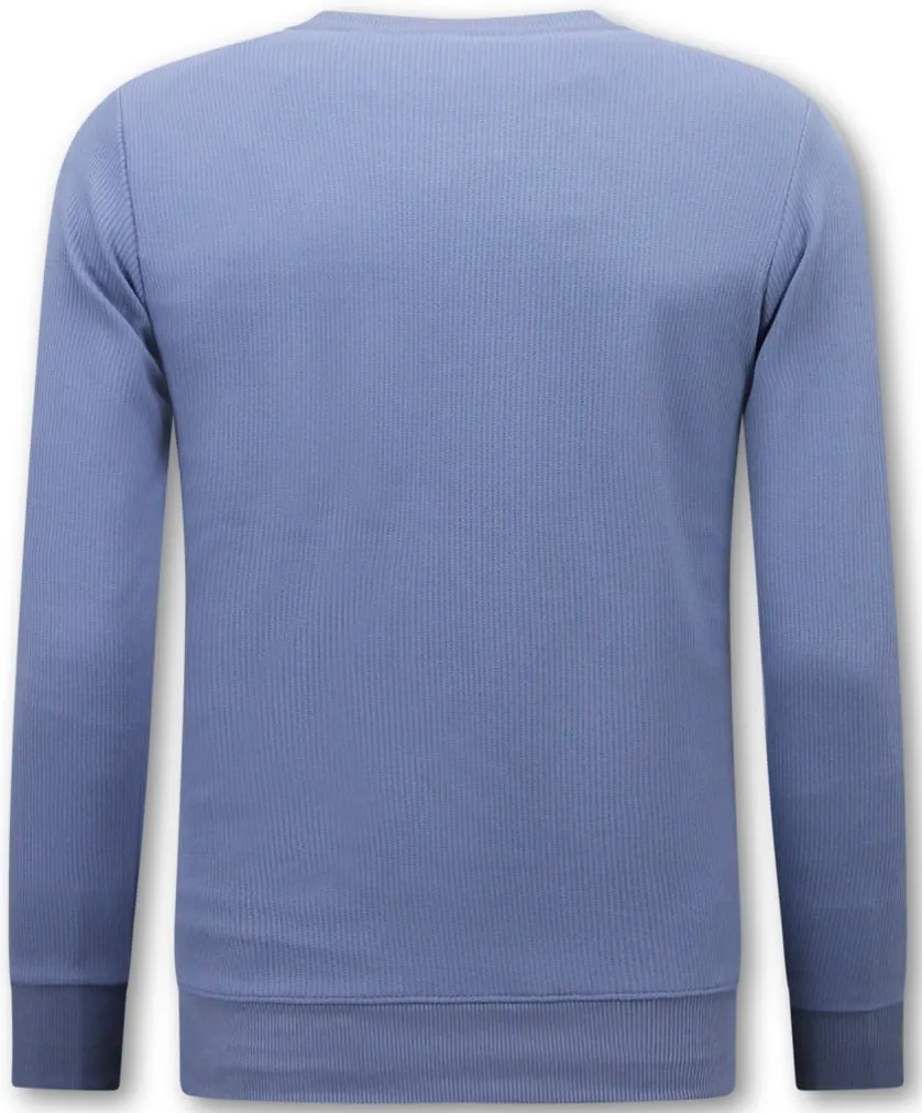 Top Star Men's Sweater ICON - Men's Sweater - Blue