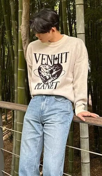 VENHIT  |Heart Unisex Street Style Long Sleeves Oversized Logo