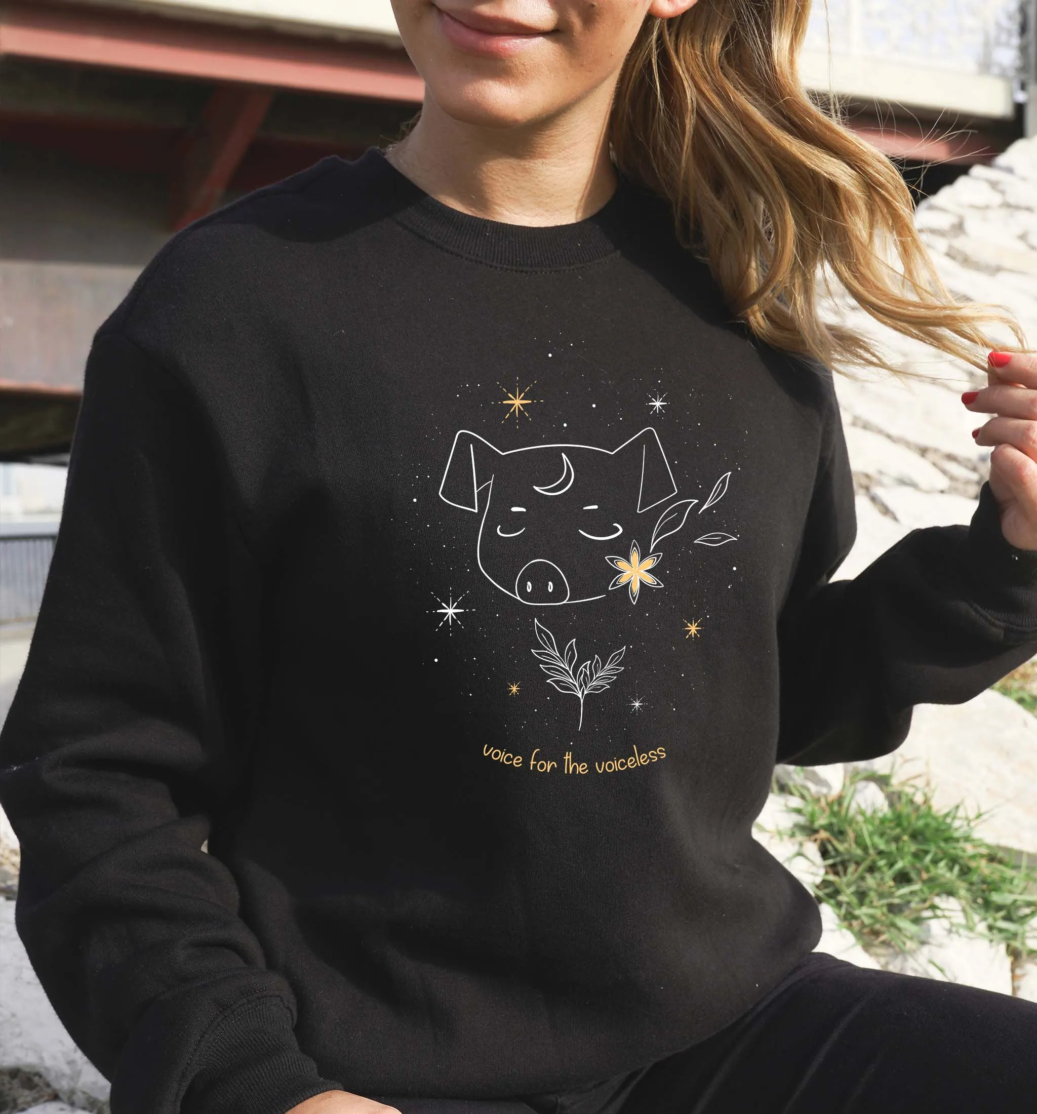 Voice For The Voiceless | Vegan Crewneck