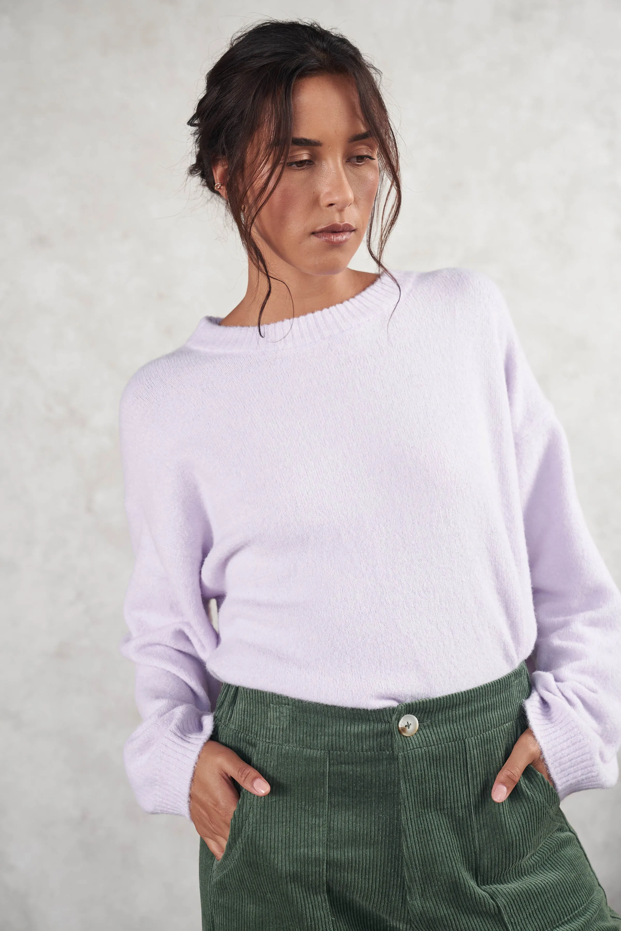 Weekend Sweater- Lavender