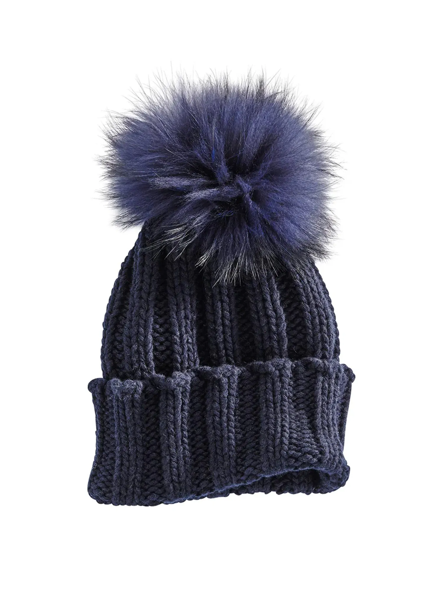 Wide Rib Cashmere Knit Hat