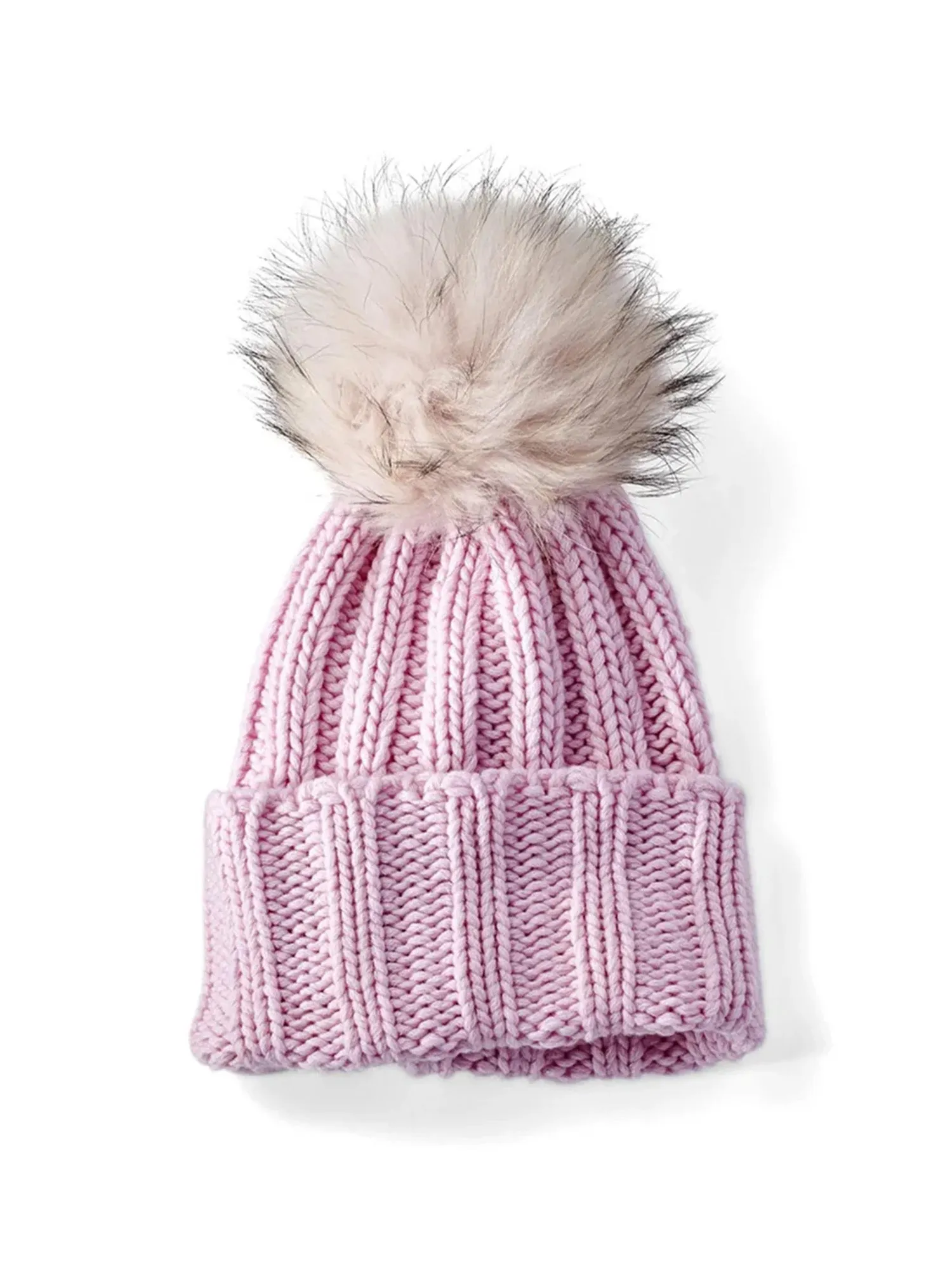 Wide Rib Cashmere Knit Hat