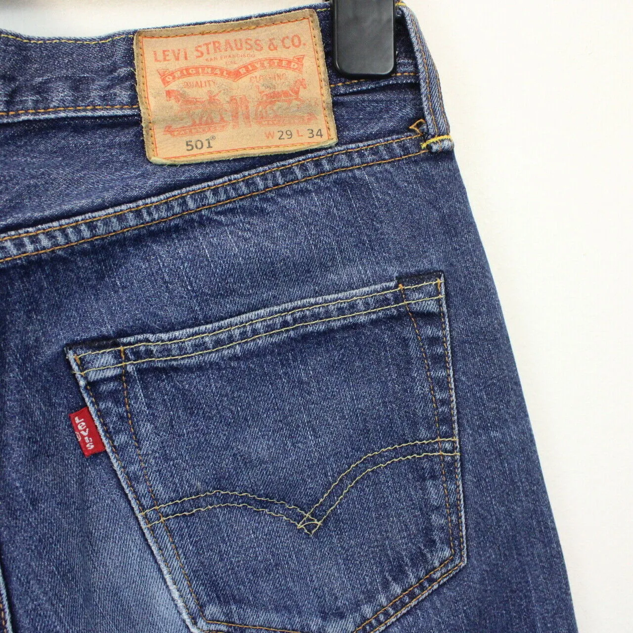 Womens LEVIS 501 Jeans Mid Blue | W30 L34