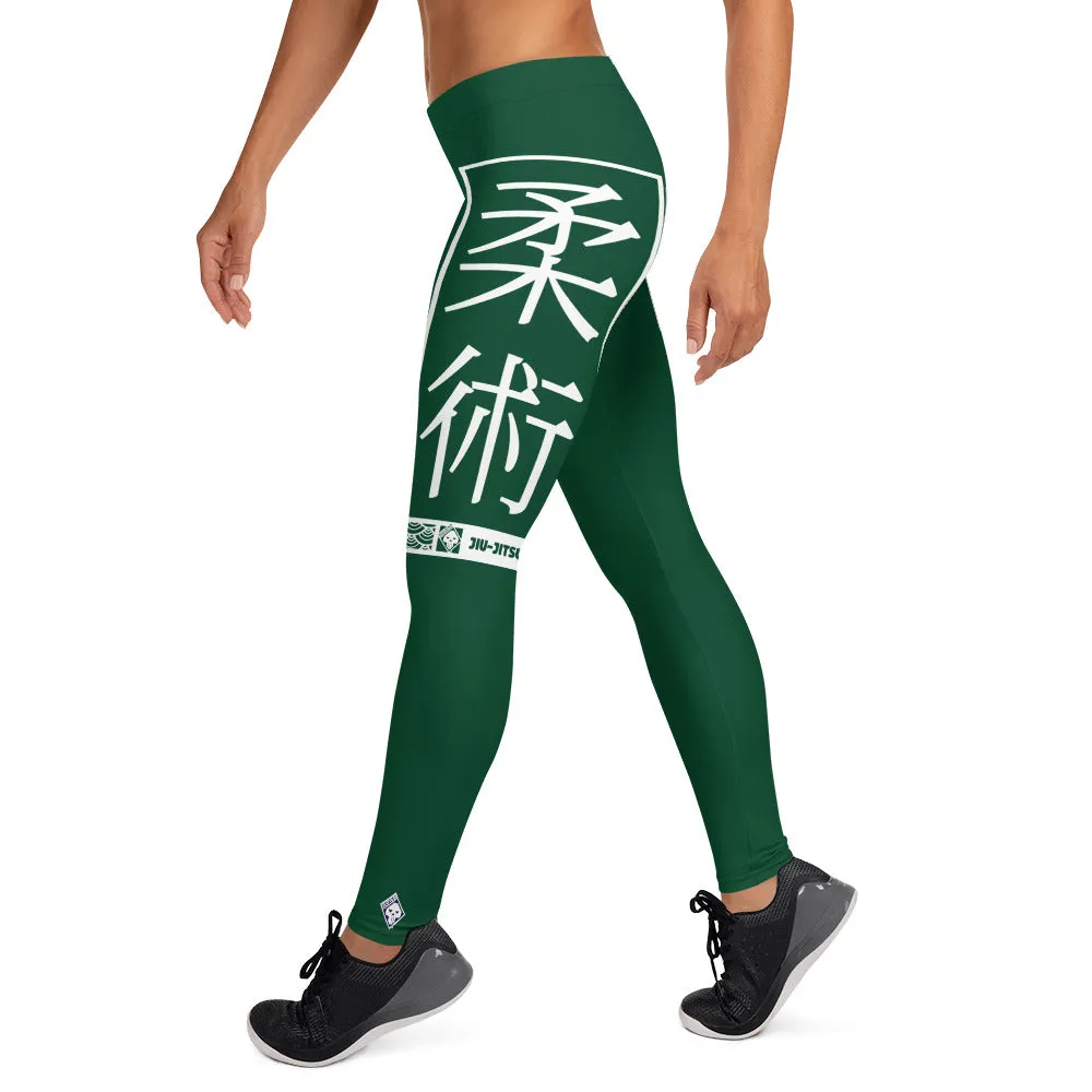 Women's Yoga Pants Workout Leggings For Jiu Jitsu 008 - Sherwood Forest