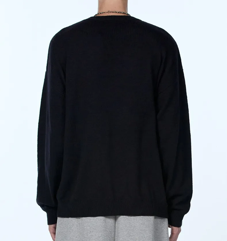 WOOALONG  |Crew Neck Stripes Unisex Nylon Street Style U-Neck