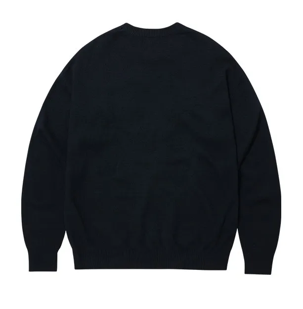 WOOALONG  |Crew Neck Stripes Unisex Nylon Street Style U-Neck