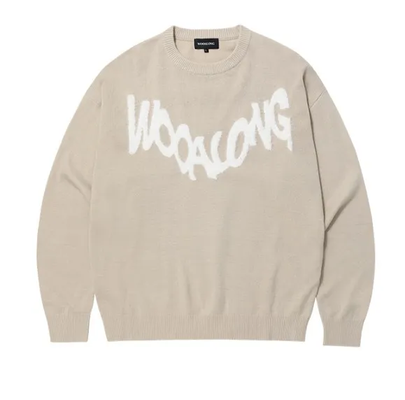 WOOALONG  |Crew Neck Stripes Unisex Nylon Street Style U-Neck